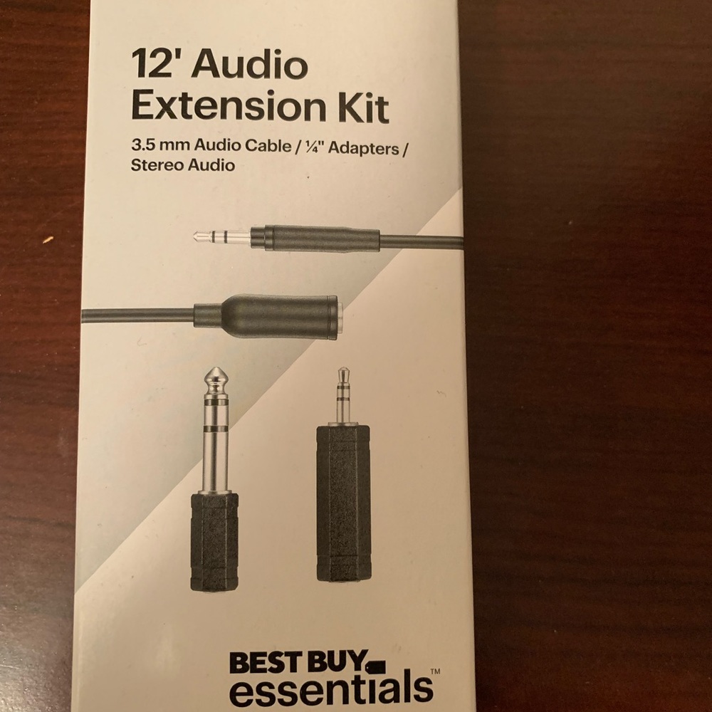 Brand New Best Buy 12 inch Audio Extension Kit